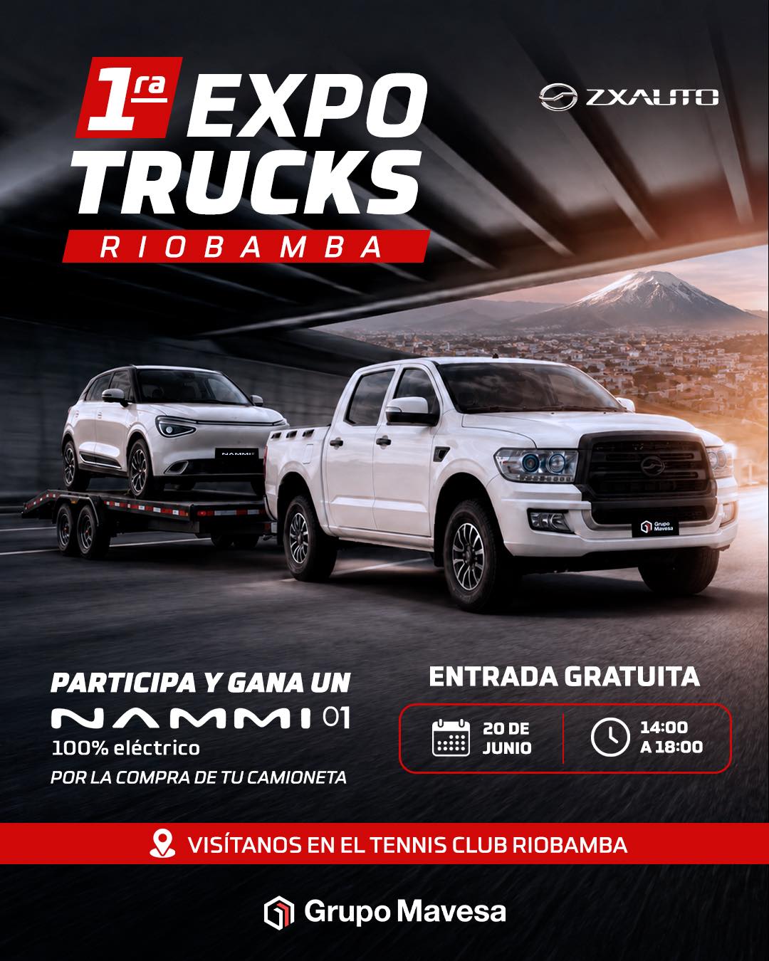 🛻 ¡La 1ra EXPO TRUCKS en Riobamba te espera este sábado! 🏔️ ZX
