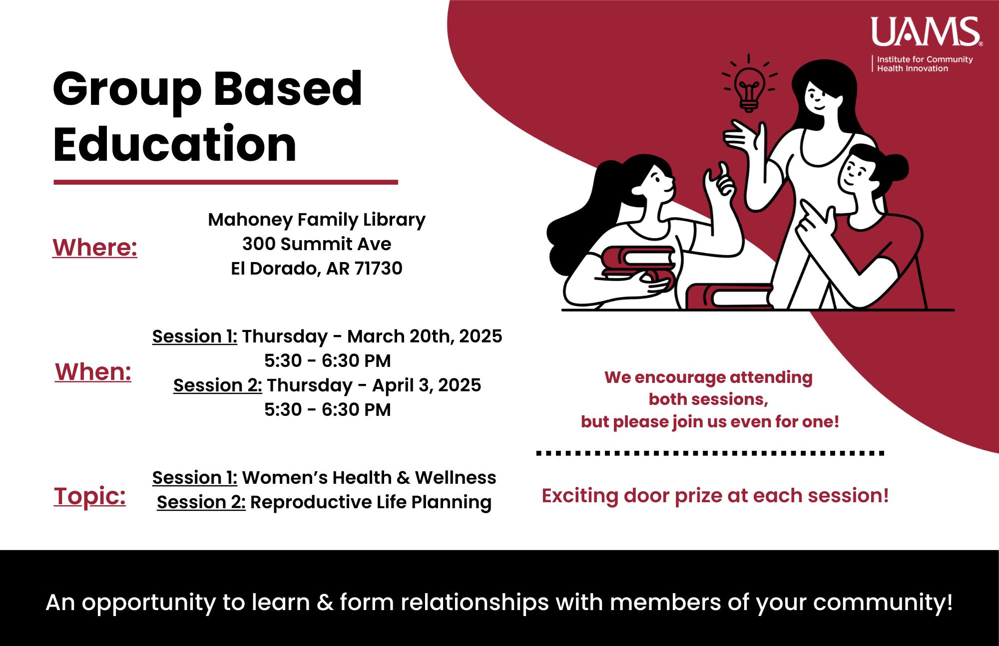 TOUCH - 📢 Join Us for Group Based Education Sessions! 📢 Looking to ...