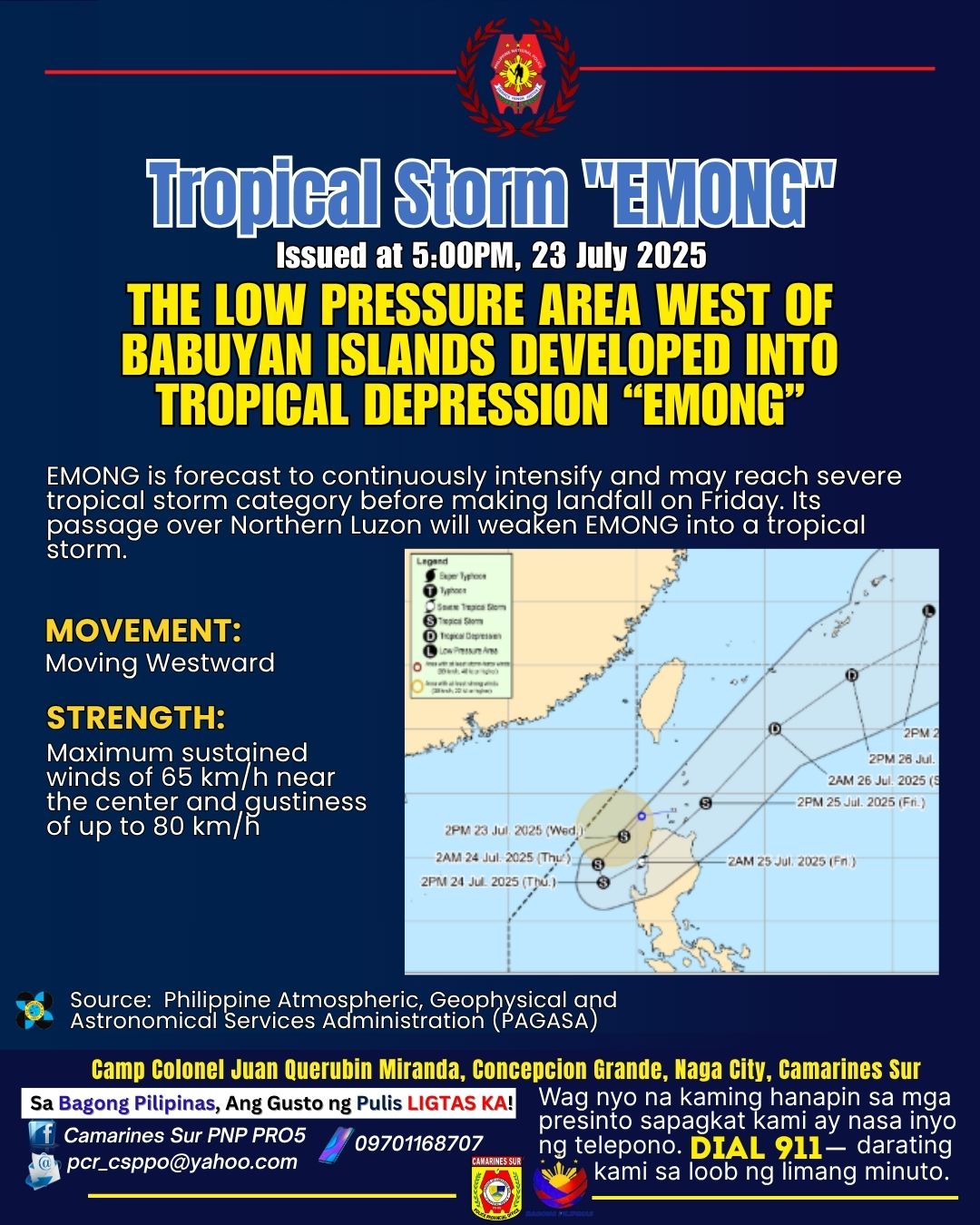 Camarines - Tropical Storm 