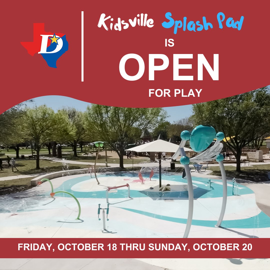 Splash Pad Update 🚨... - Duncanville Parks and Recreation | Facebook