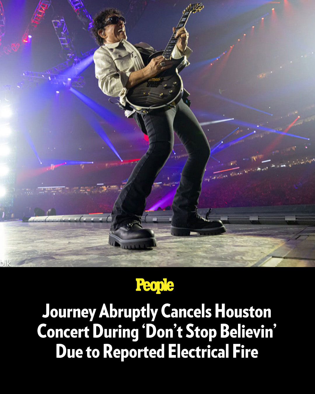 I was literally on fire for 4 ½ songs.