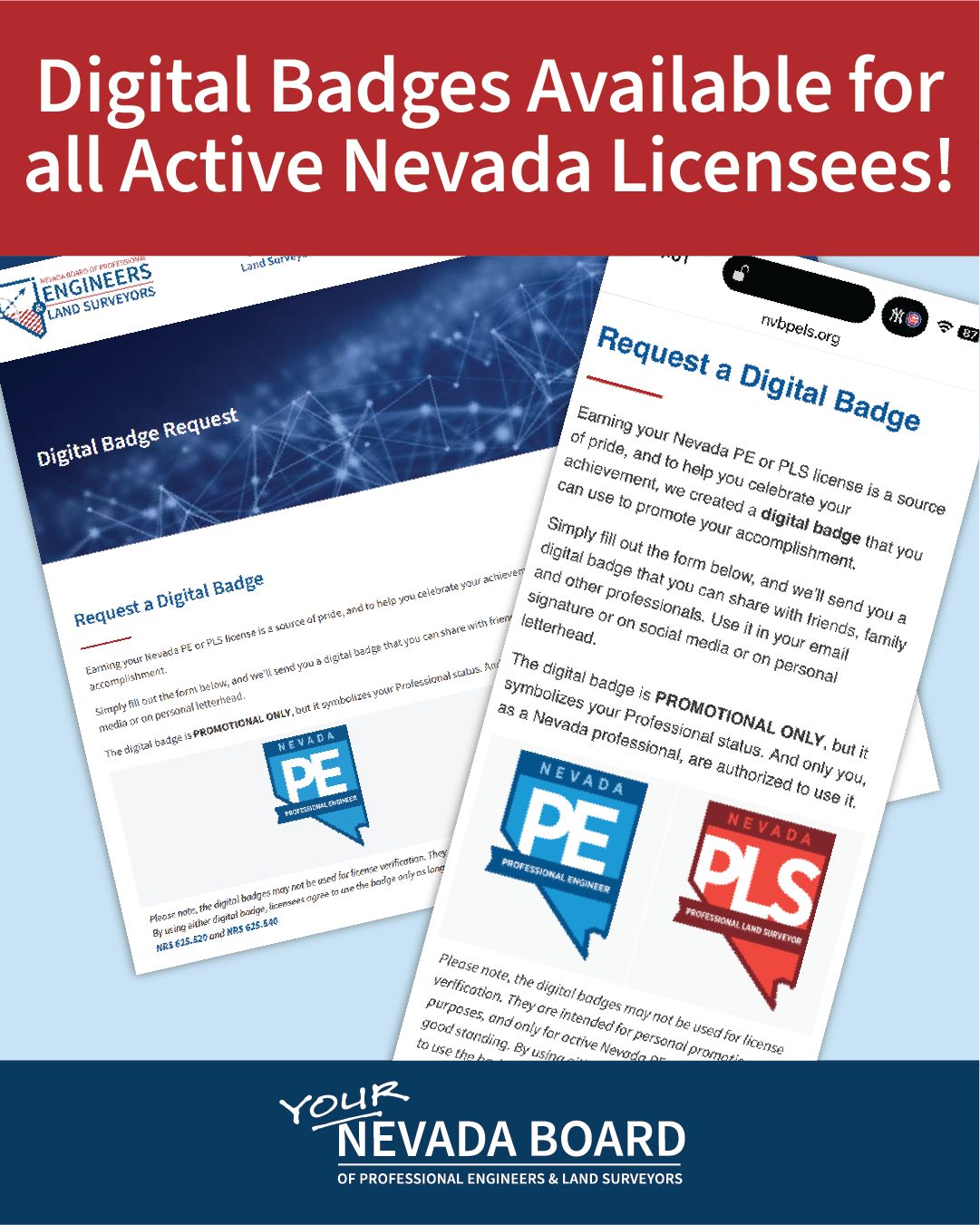 Nevada Board of Professional Engineers Land Surveyors (@NVBPELS