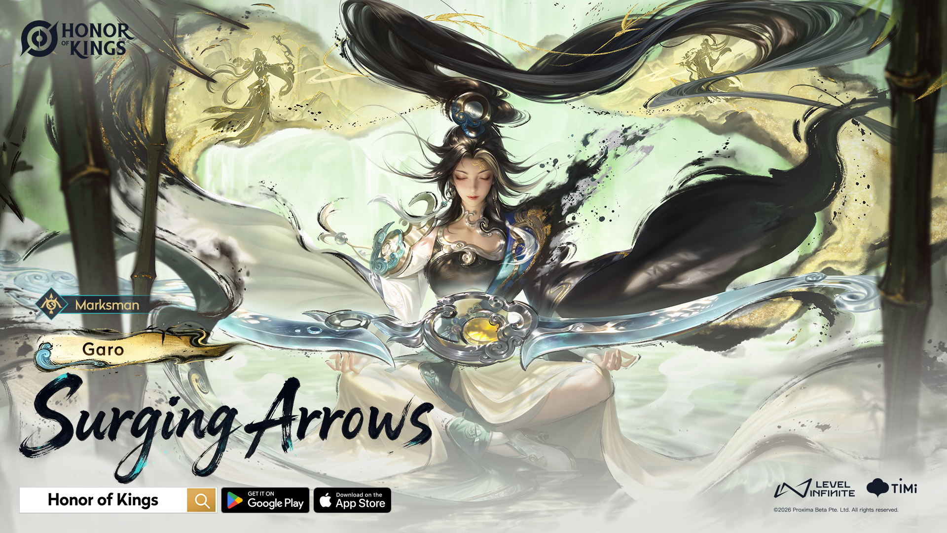 🌊 Surging Arrows Garo, the Precious skin from the Martial Mural