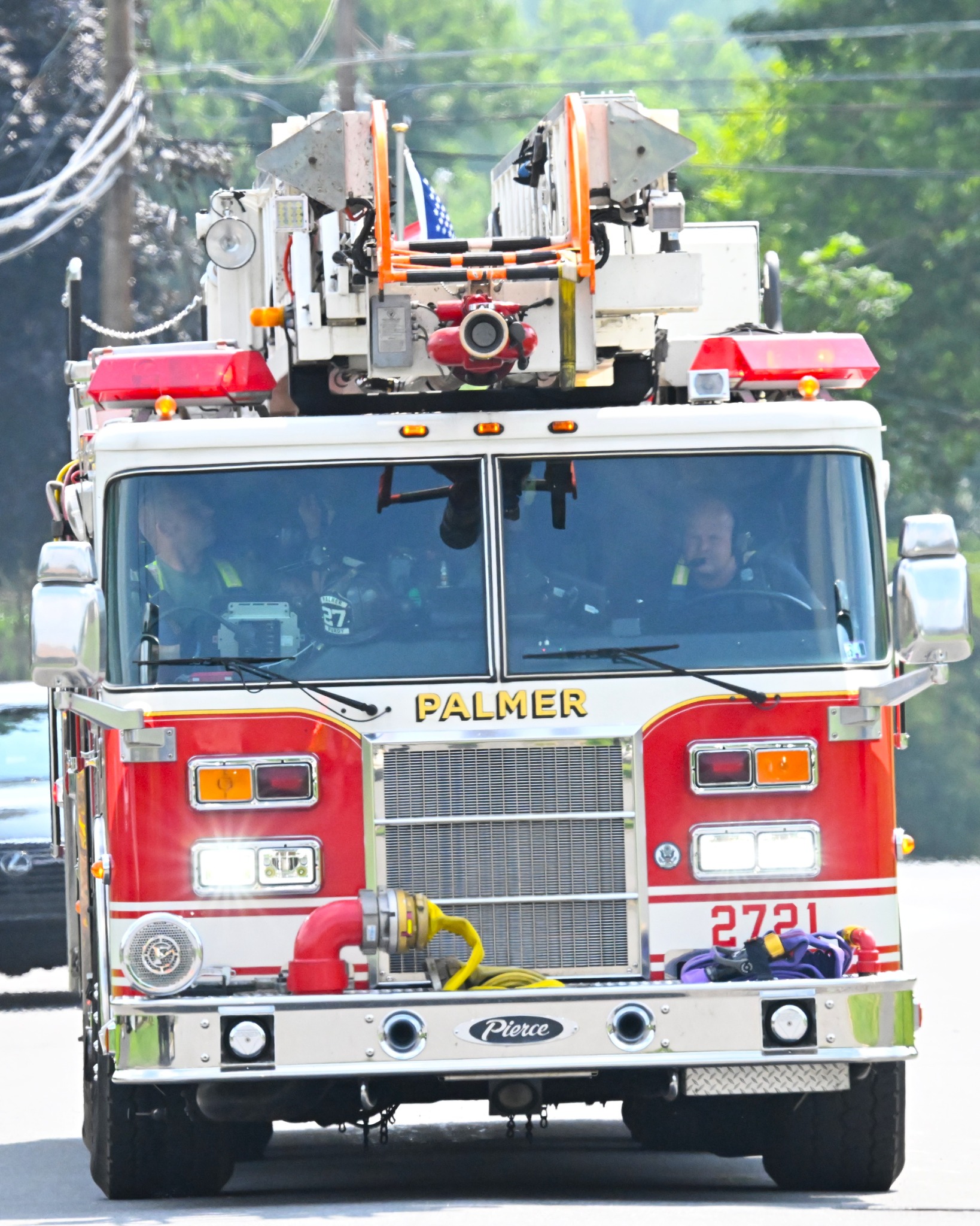Palmer Fire Pix added photos to the album: Roof Rescue: 4059 