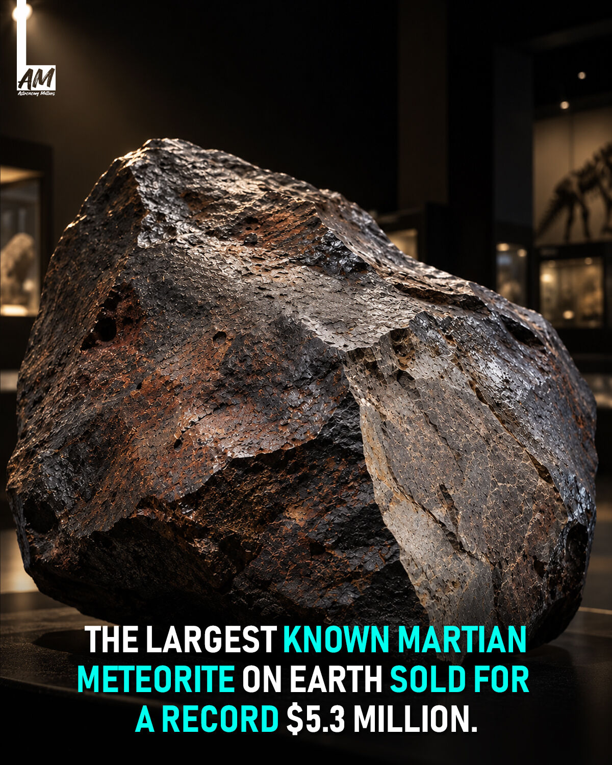 Largest known martian meteorite sells for 5.3 million