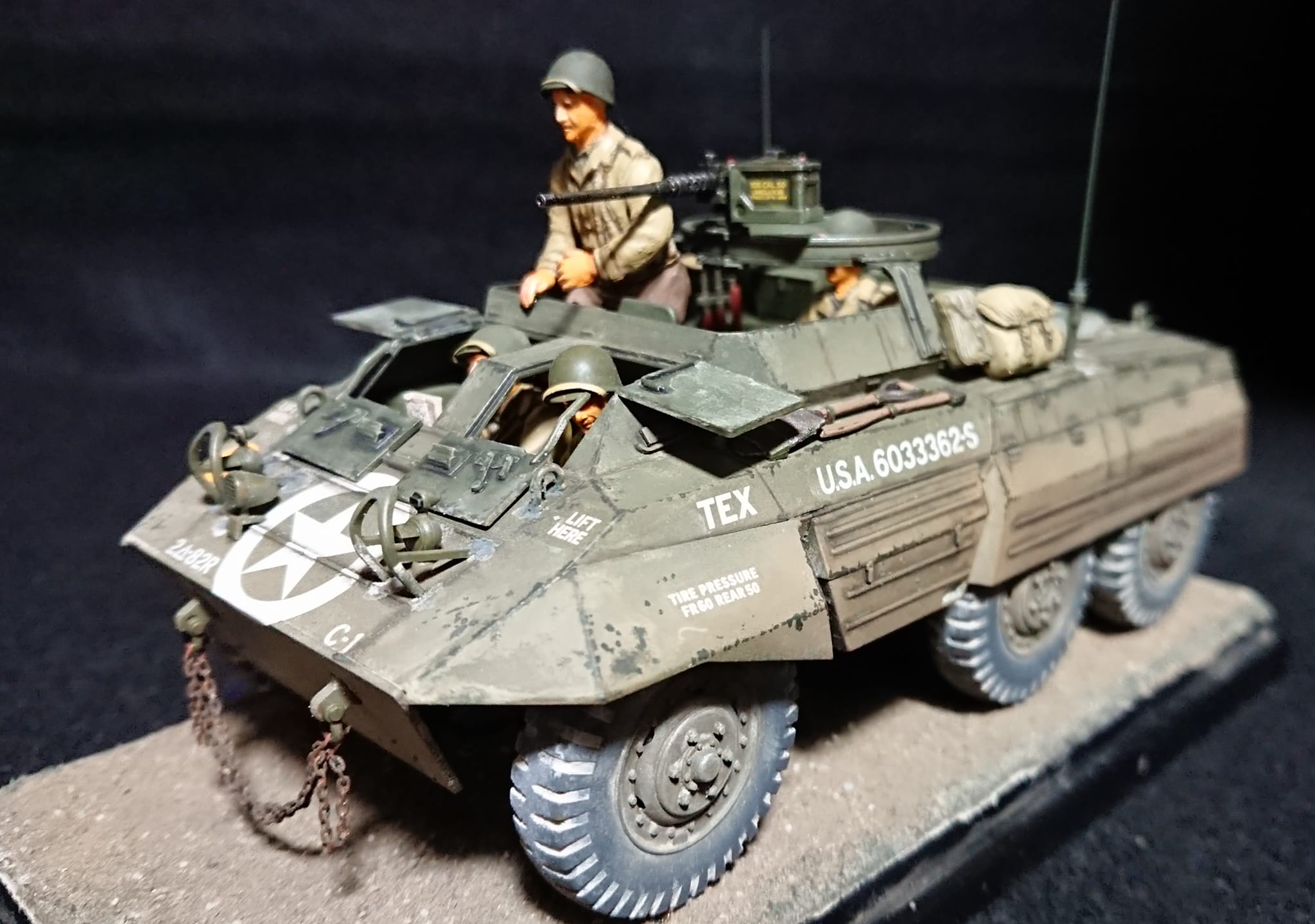 Tamiya 1/35 scale US M20 Armored Utility Car model build and review