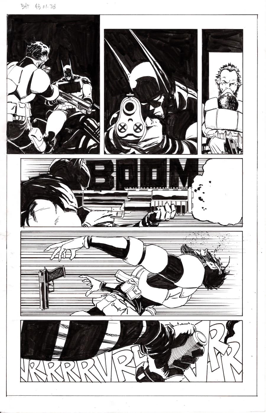 Absolute Batman #6 original art by Nick Dragotta sold