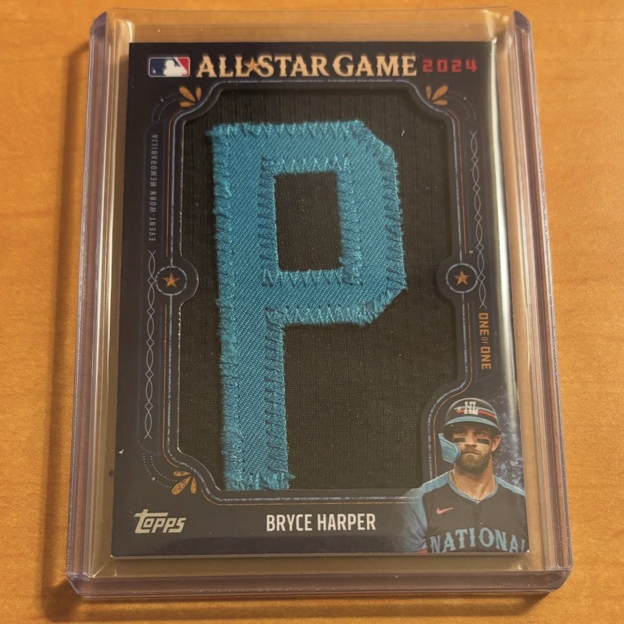 ???? ??????: Bryce Harper 1/1 letter patch from the 2024 