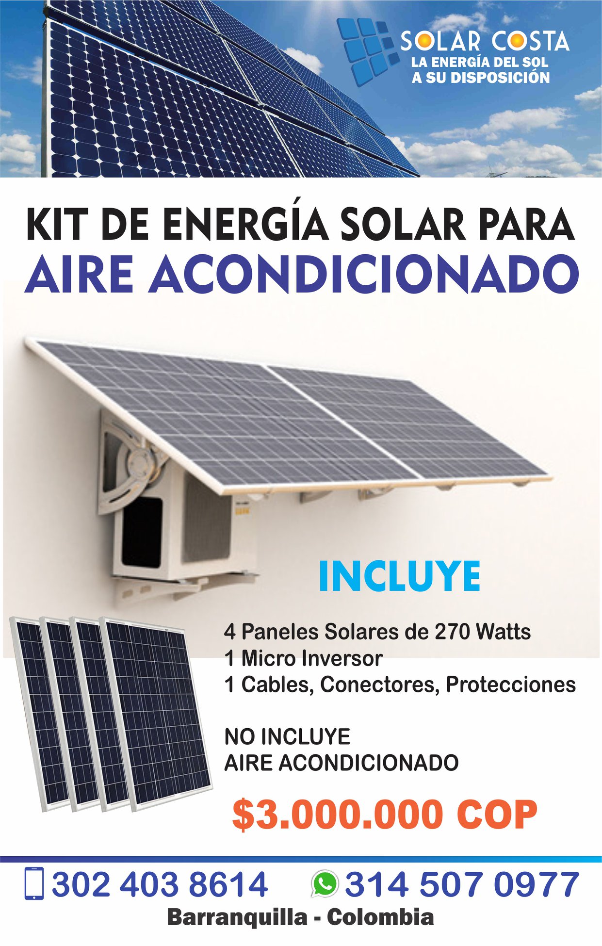 Aire Acondicionado Con Energia Solar: Efficient Cooling Solution