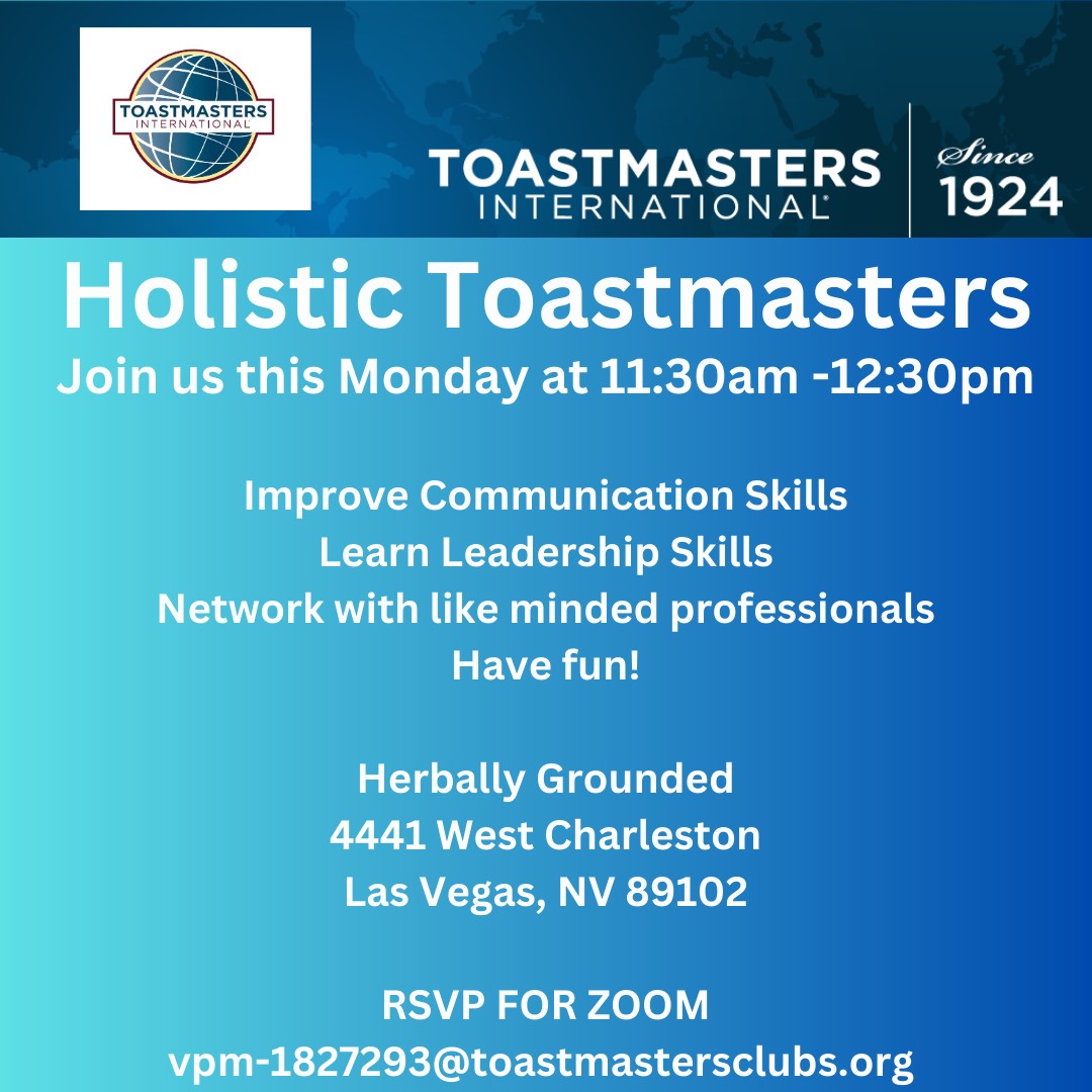 Holistic Toastmasters | Las Vegas NV