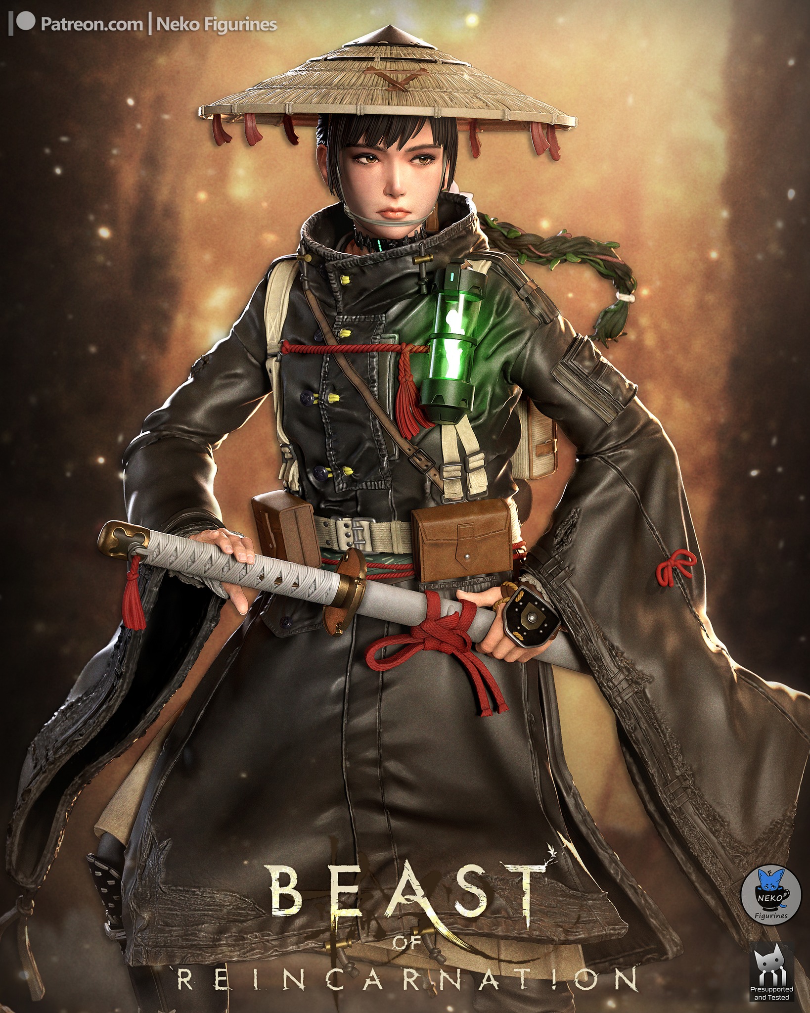 Emma from Beast of Reincarnation 3D printing figure