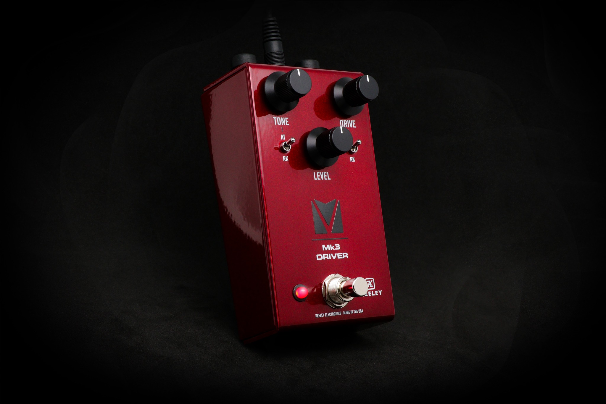 Keeley Electronics' exclusive Andy Apple Red MK3 driver