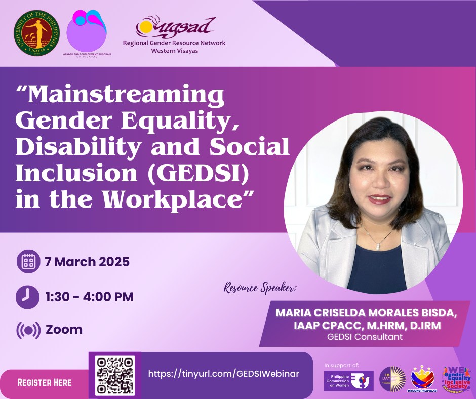MEET OUR SPEAKERS!... - UPV Gender and Development Program | Facebook