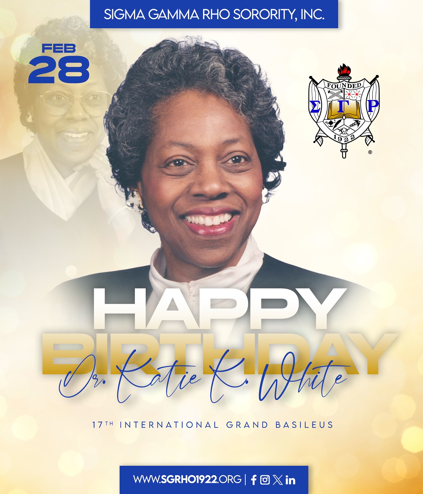 Sigma Gamma Rho Sorority Inc. - Happy Birthday to the 17th ...