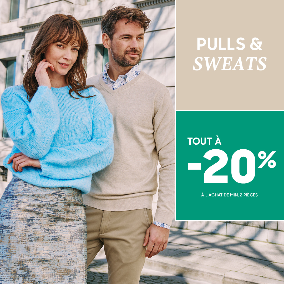 PointCarré - -20% sur tous nos pulls et sweats ☀️🤩 Plus que quelques ...