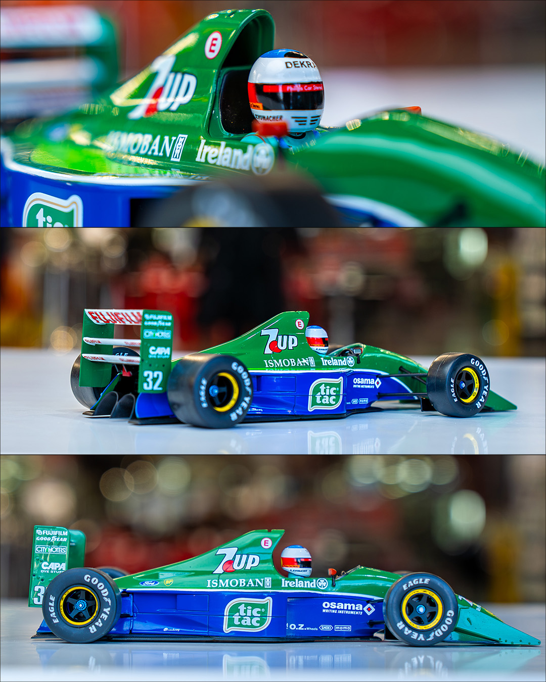 1/18 scale Jordan F1 J191 in stock folks !!!!!!! The iconic 7up