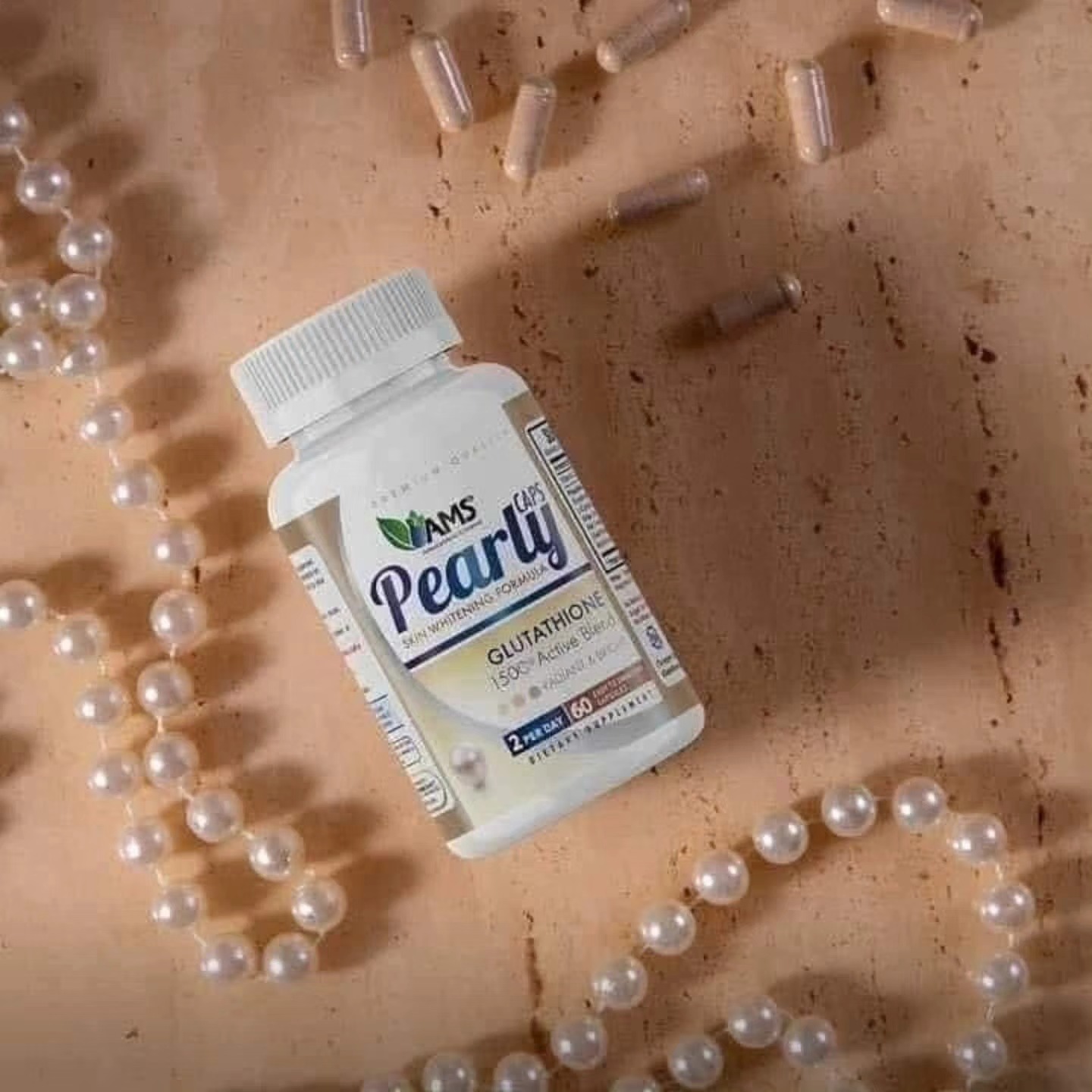 ams pearly caps glutathione review in  the glow your skin deserves.         . Lebanon #PearlyCaps #RadiantSkin #FadeDarkSpots #FlawlessGlow #BrightenUp #SkinClarity #EvenTone #PearlyCapsForFlawlessSkin Get 40% OFF on PAXAS
