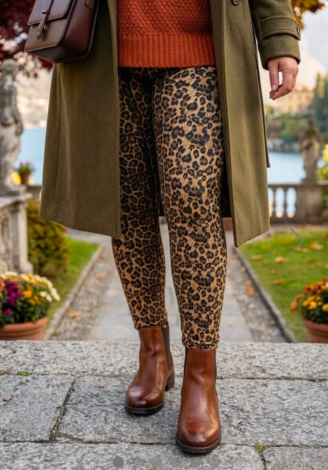 Leopard print leggings back in stock at Saint Boo boutique