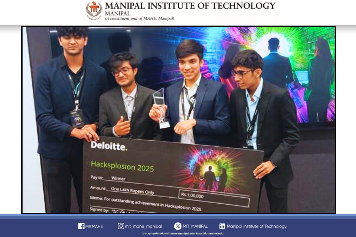 MIT Manipal has... - Dr Anil Rana, Director, MIT, Manipal | Facebook