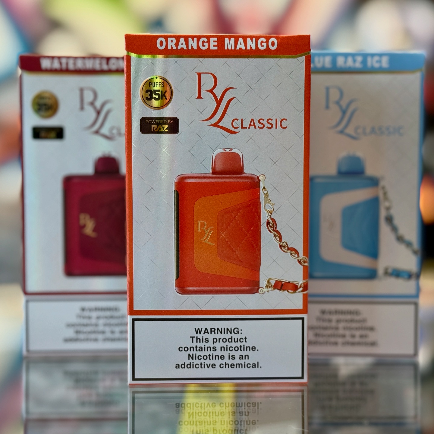 raz vape orange mango Classic 35K disposable now available Flavour:Strawberry Raspberry Blackberry terpene-blends Hyde Curve S Disposable