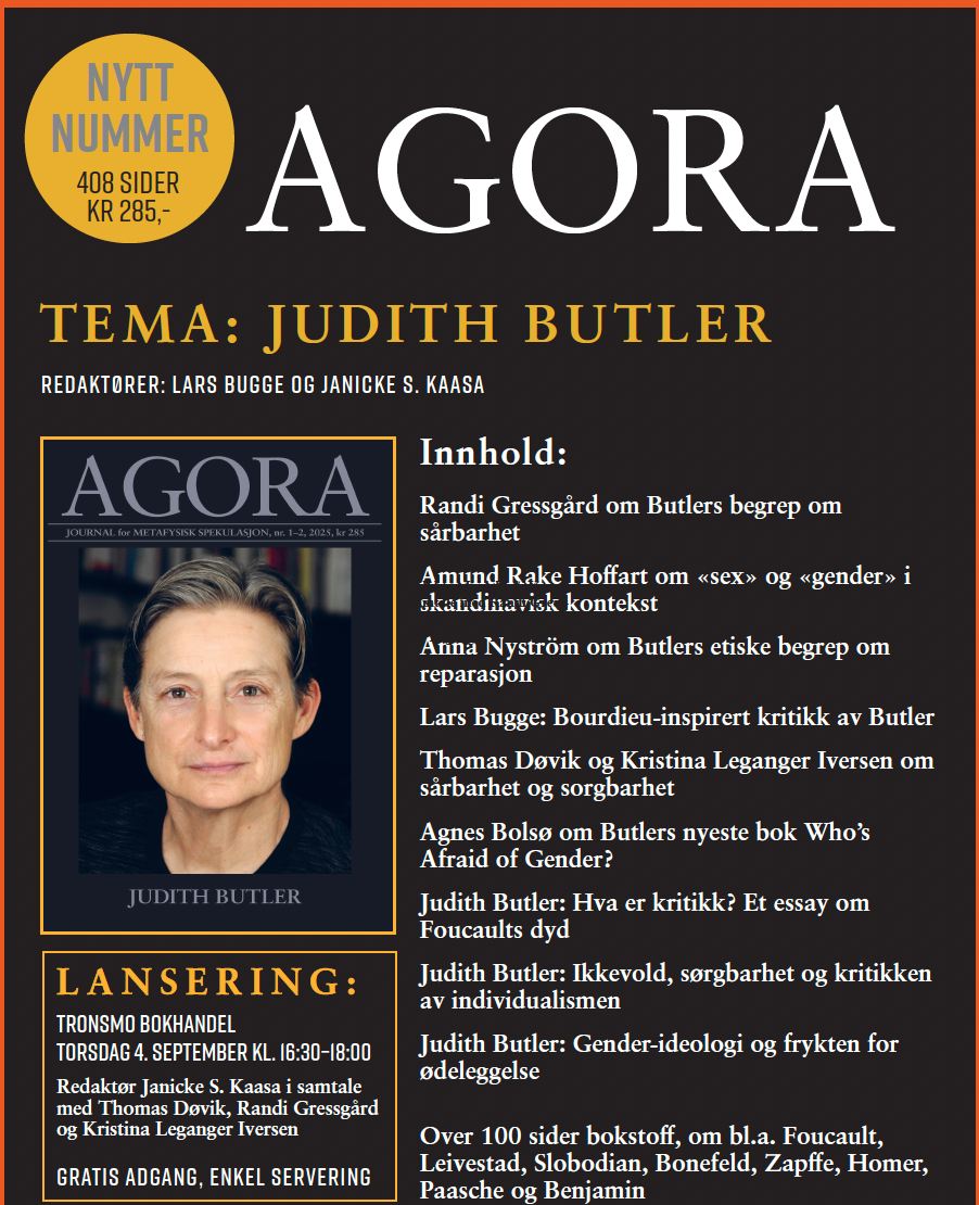 Agora om Judith Butler – Lansering