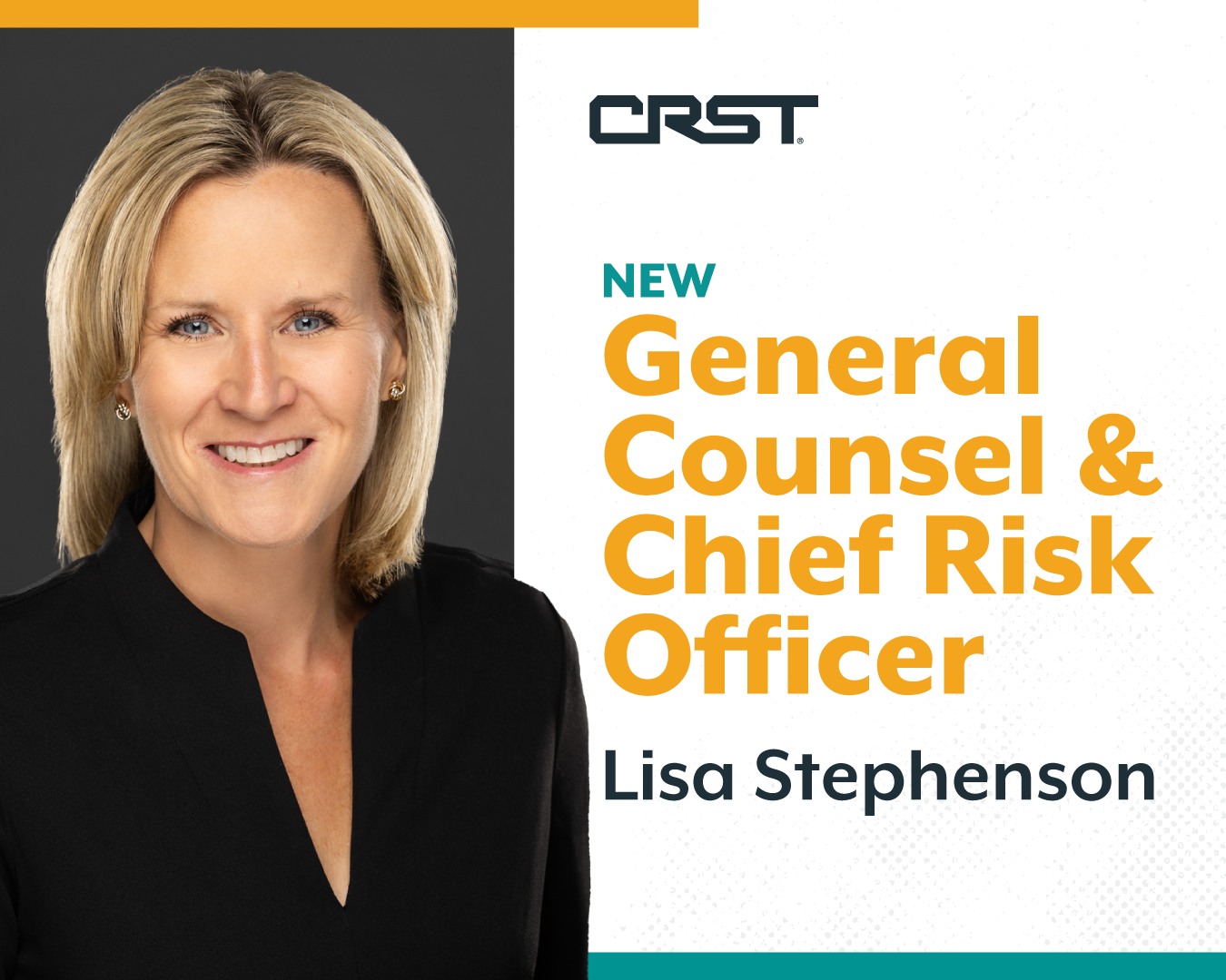 CRST - Exciting leadership announcement at CRST! 🎉 Lisa Stephenson has ...