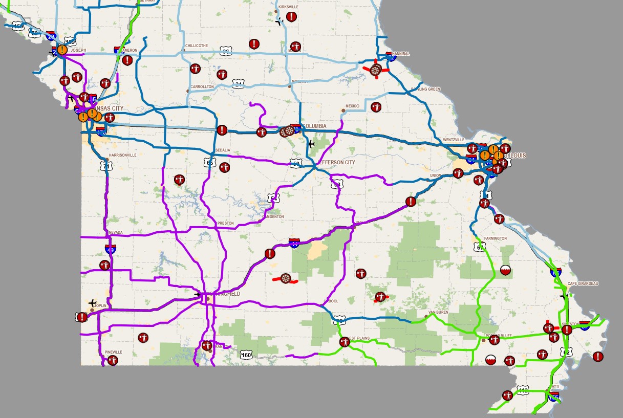 KFVS-TV - FIRST ALERT ACTION DAY: A look at the MoDOT map & cameras ...