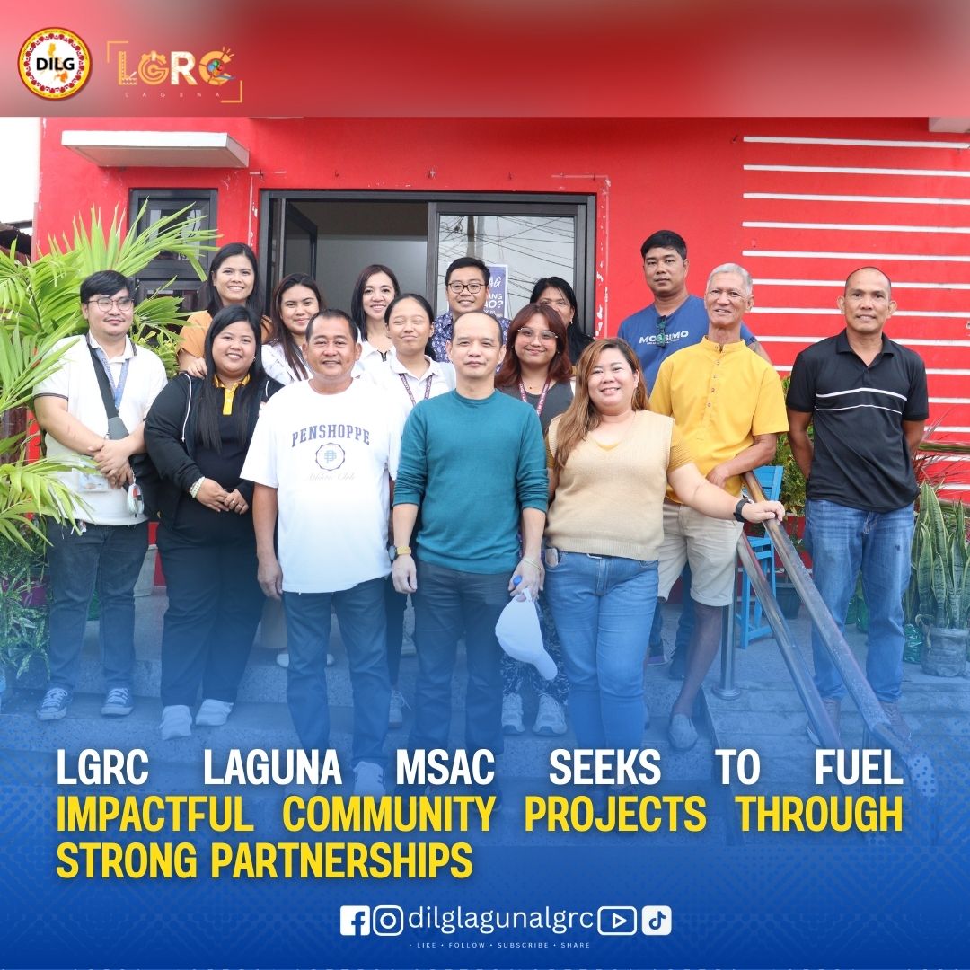 DILG Laguna - #TodaysScope | LGRC MSAC Partners recently... | Facebook