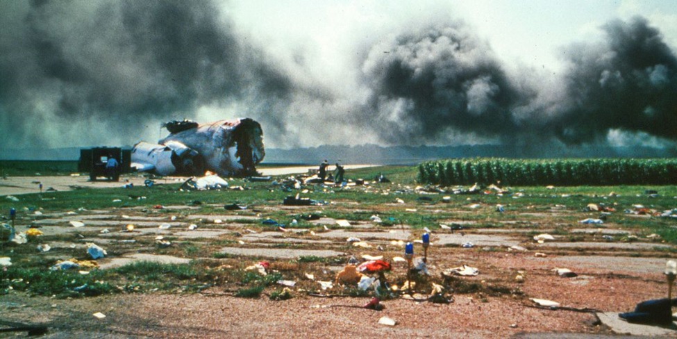 In 1989, a United Airlines flight traveling from Denver to Chicago