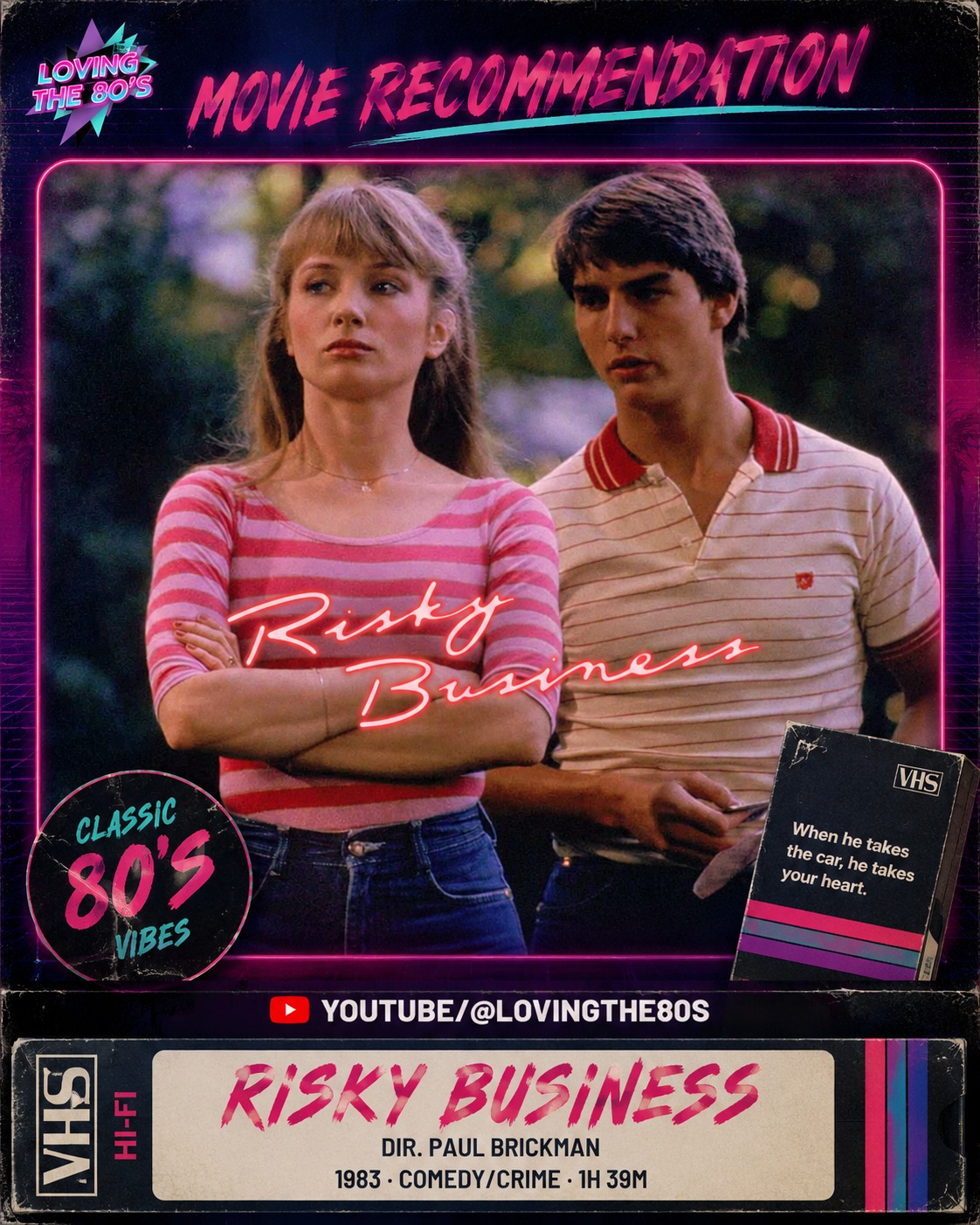 80s movie recommendation: Risky Business (1983) #80sMovies