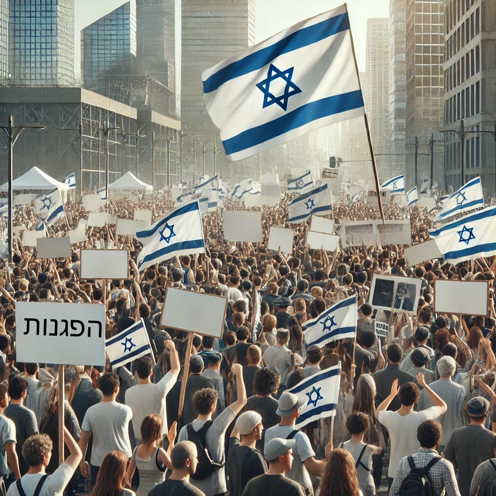 חנות - הפגנה שמבליטה את המסר – שלטים, דגלים ומוצרים בהתאמה אישית ...