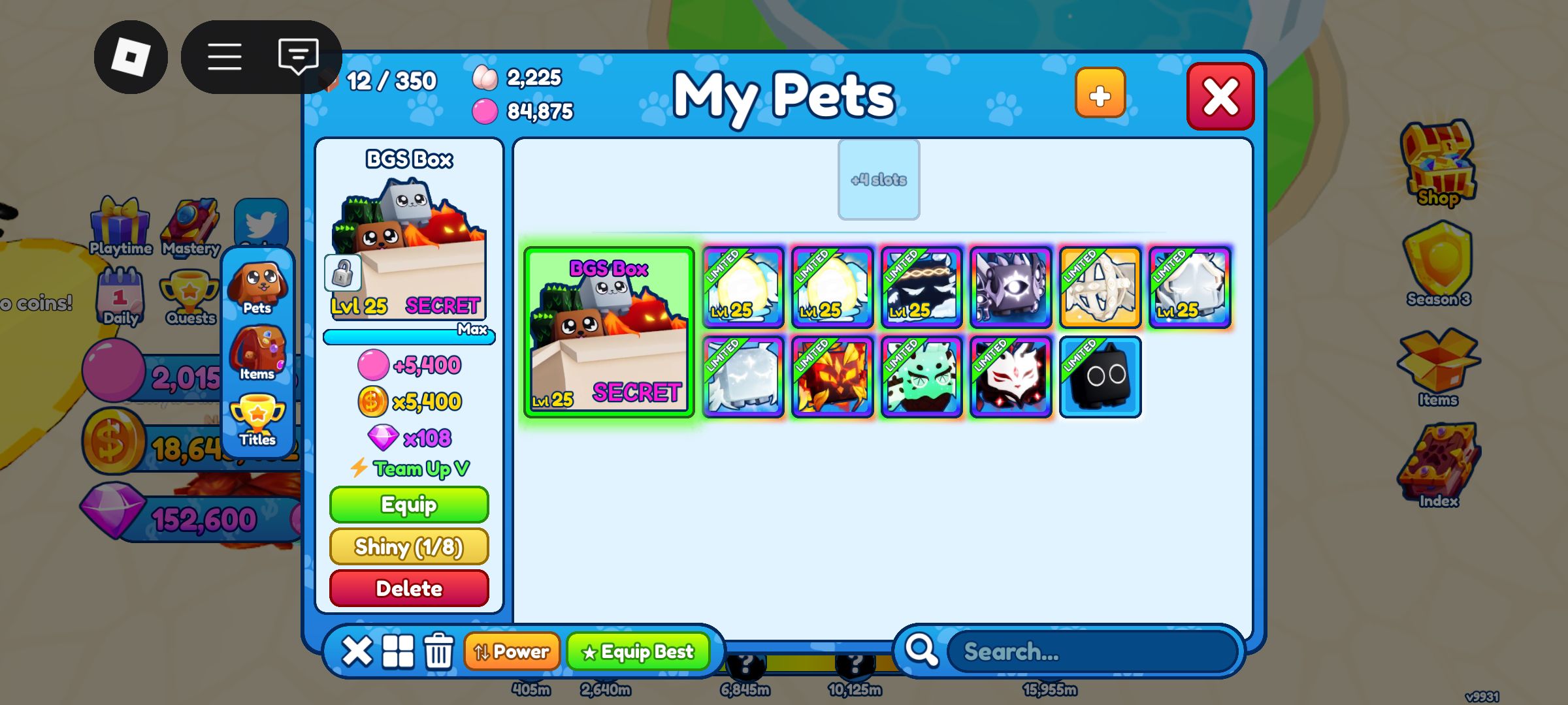 Bubble Gum Simulator 2 [ INDONESIA ] | #WTS NEW SECRET PET 300 EXIST ...