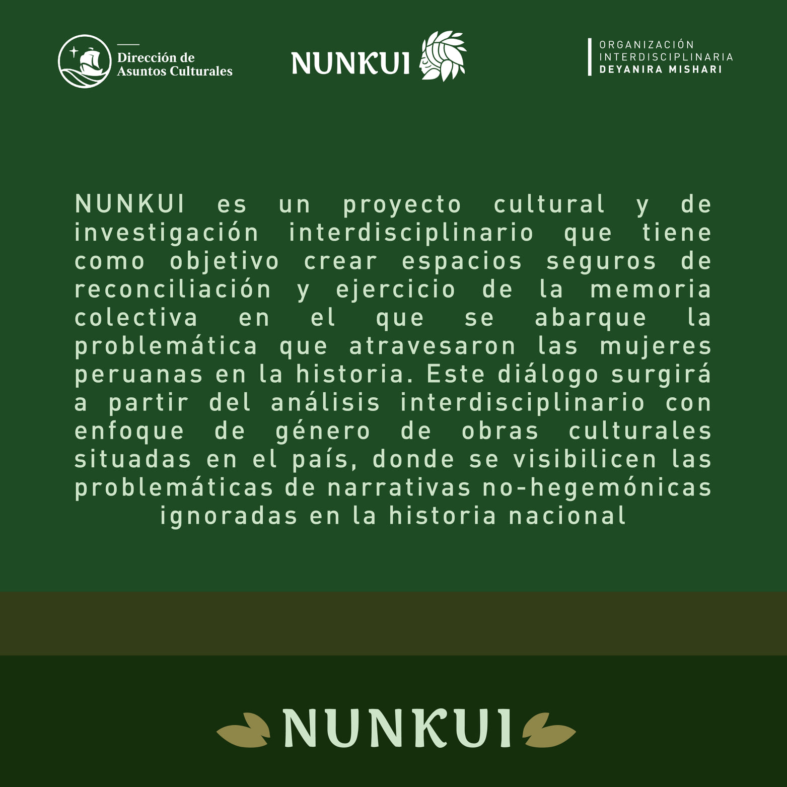 Nunkui - Nos presentamos… ¡somos NUNKUI! 💪👩‍🦰 Proyecto ganador del ...