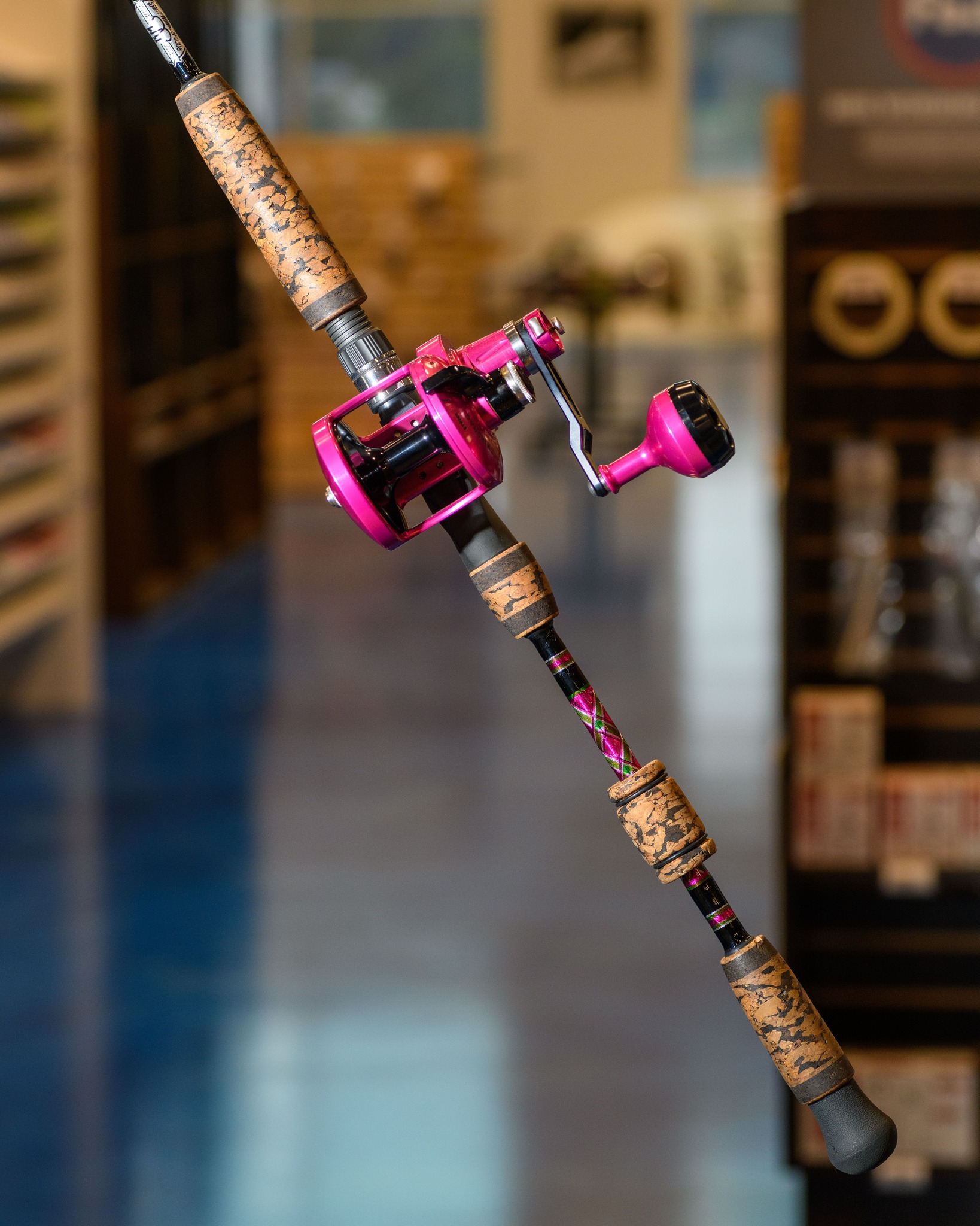 mud hole custom fishing rods 6'6" Light 2-Piece Color Spinning Rod Kits This all mudhole