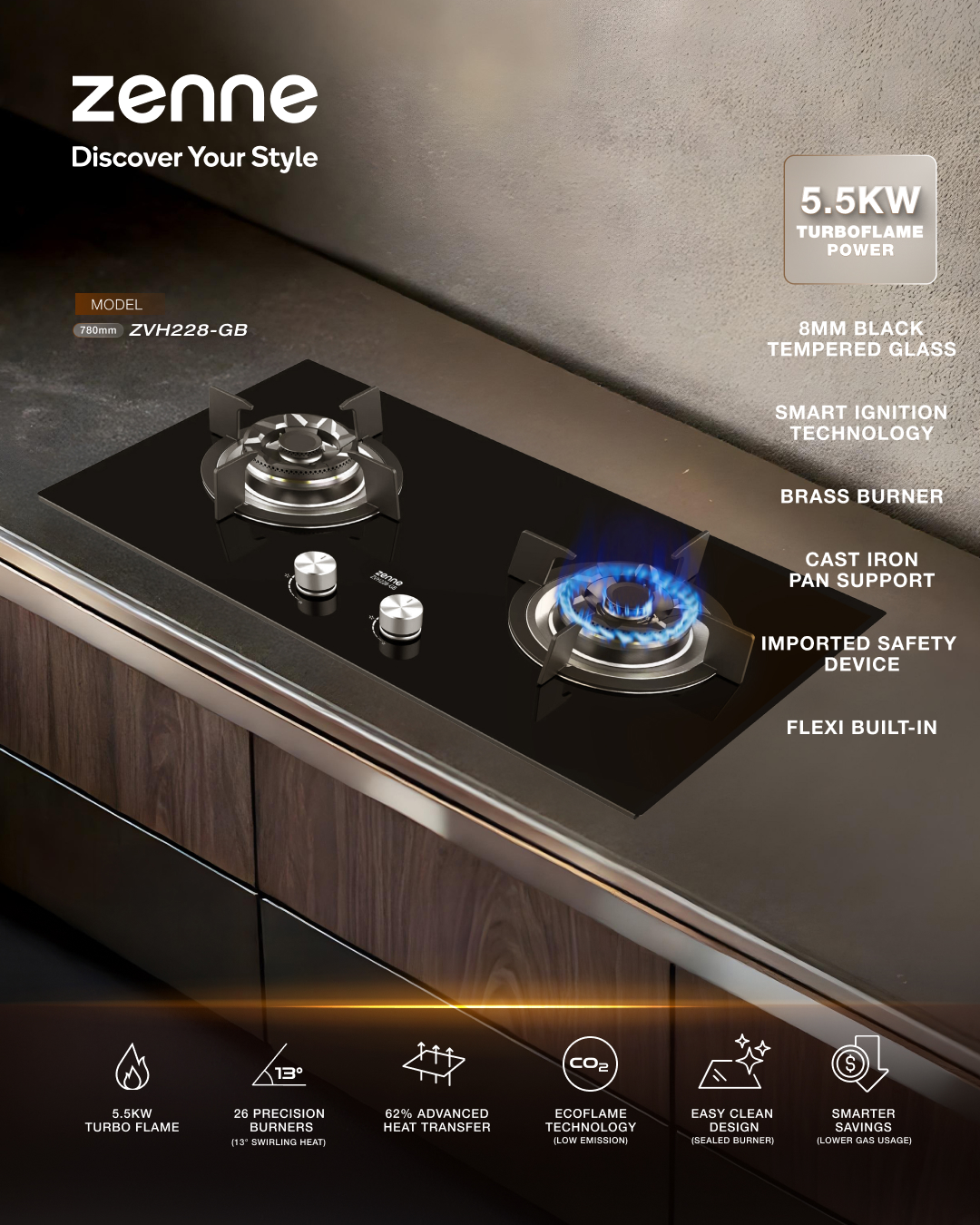 Zenne - 🔥 ZVH228-GB – Compact, Bold, and Built for Heat! 🔥 Great meals ...