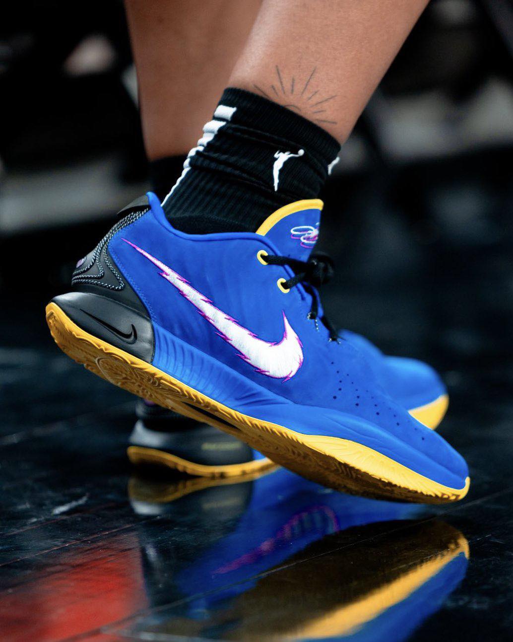 A'ja Wilson's Static Shock-inspired Nike LeBron 21 PEs ⚡️⚡️