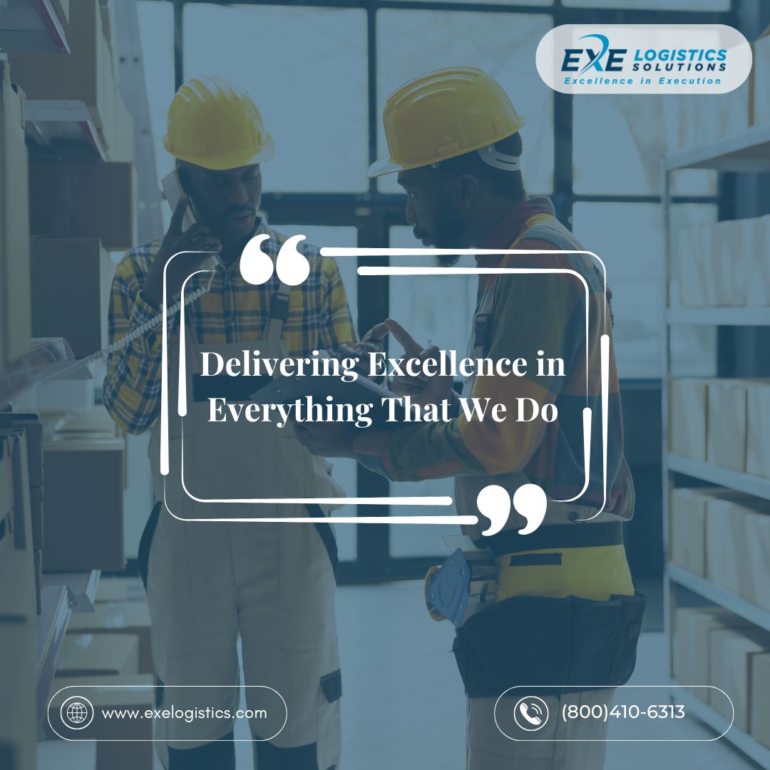 EXE - At EXE Logistics Solutions, we take pride in our motto ...