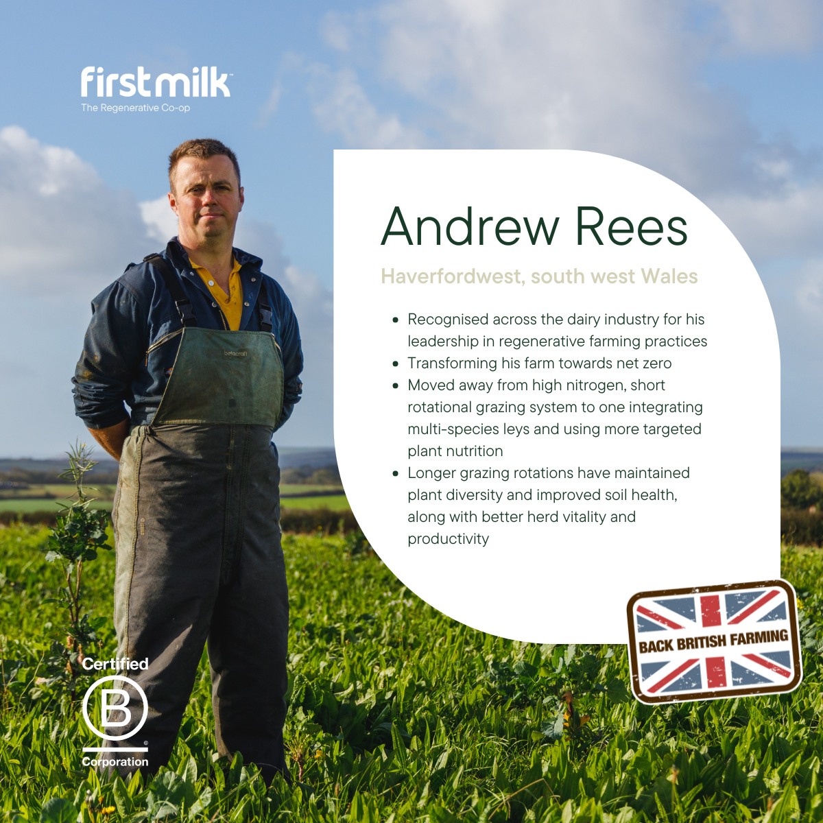 First - 🌱As part of #BackBritishFarmingDay we are showcasing how our ...