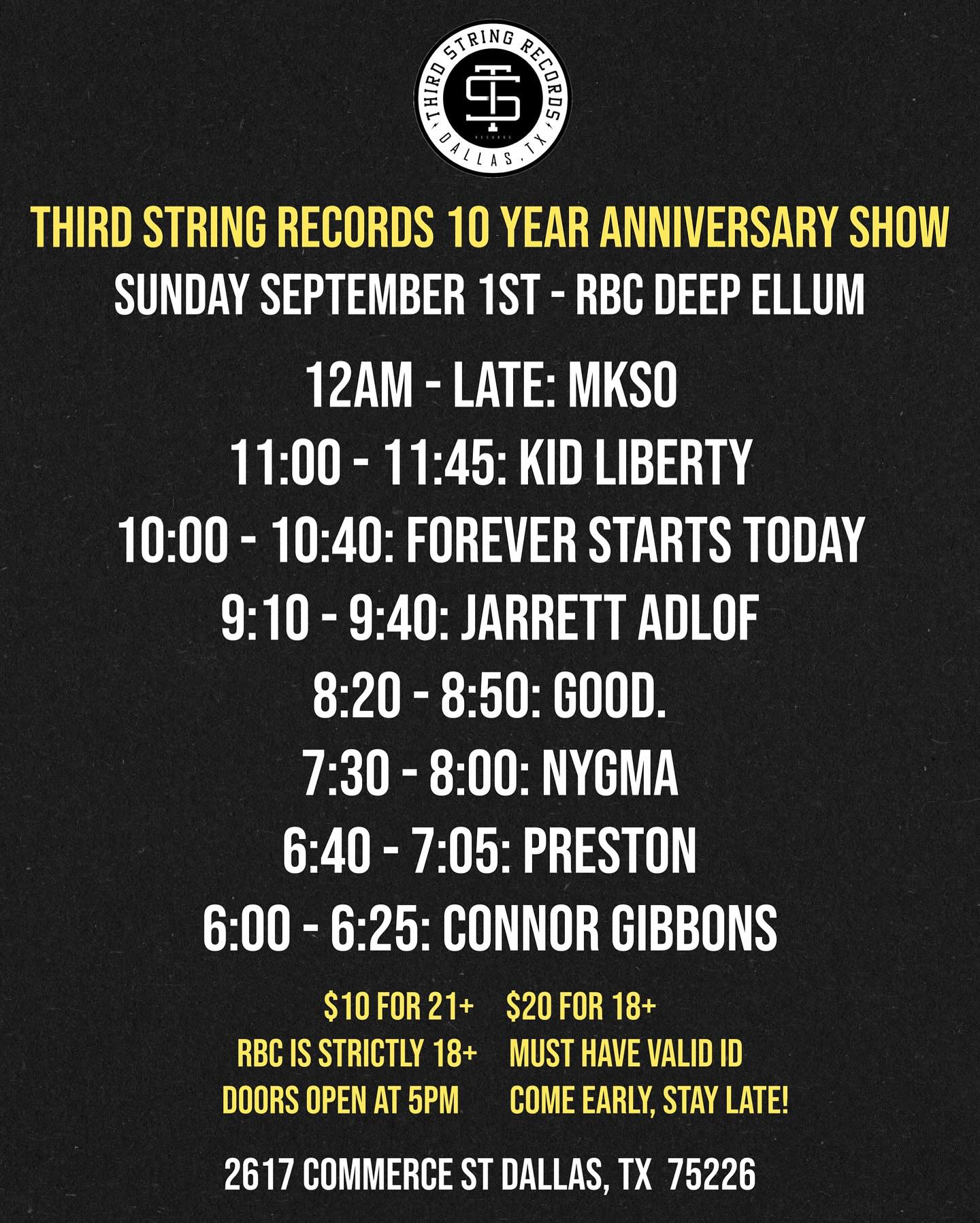 Third String Records | Dallas TX