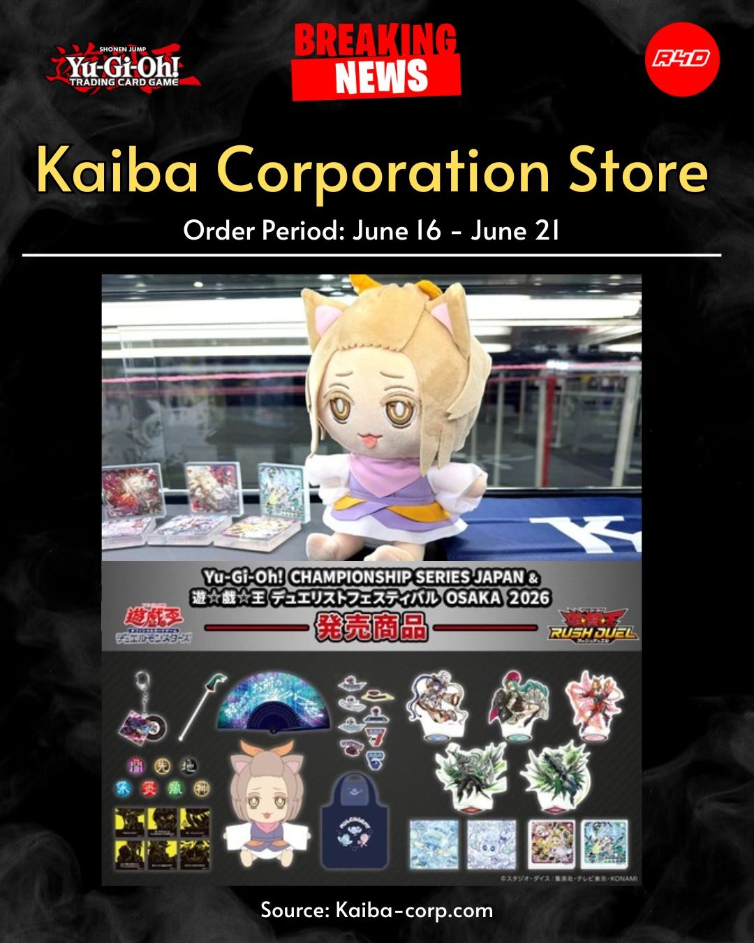 YCSJ Festival and Duelist Available at the KAIBA CORPORATION store