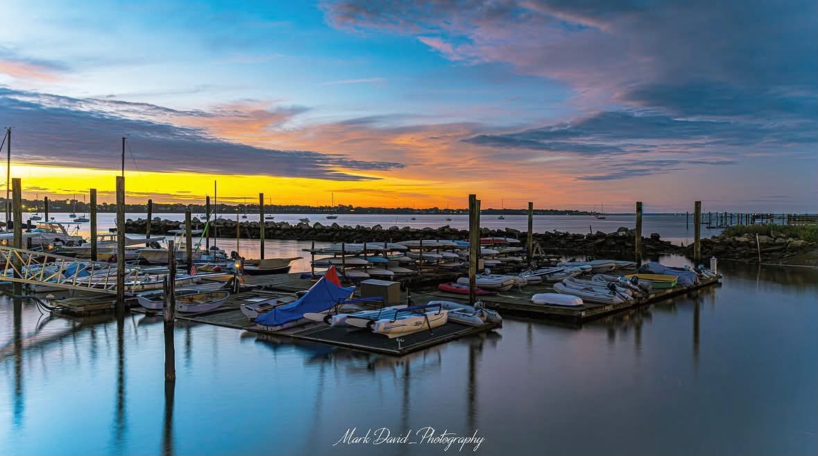 Sunrise from the Edgewood Yacht Club Edgewood Yacht Club Cranston