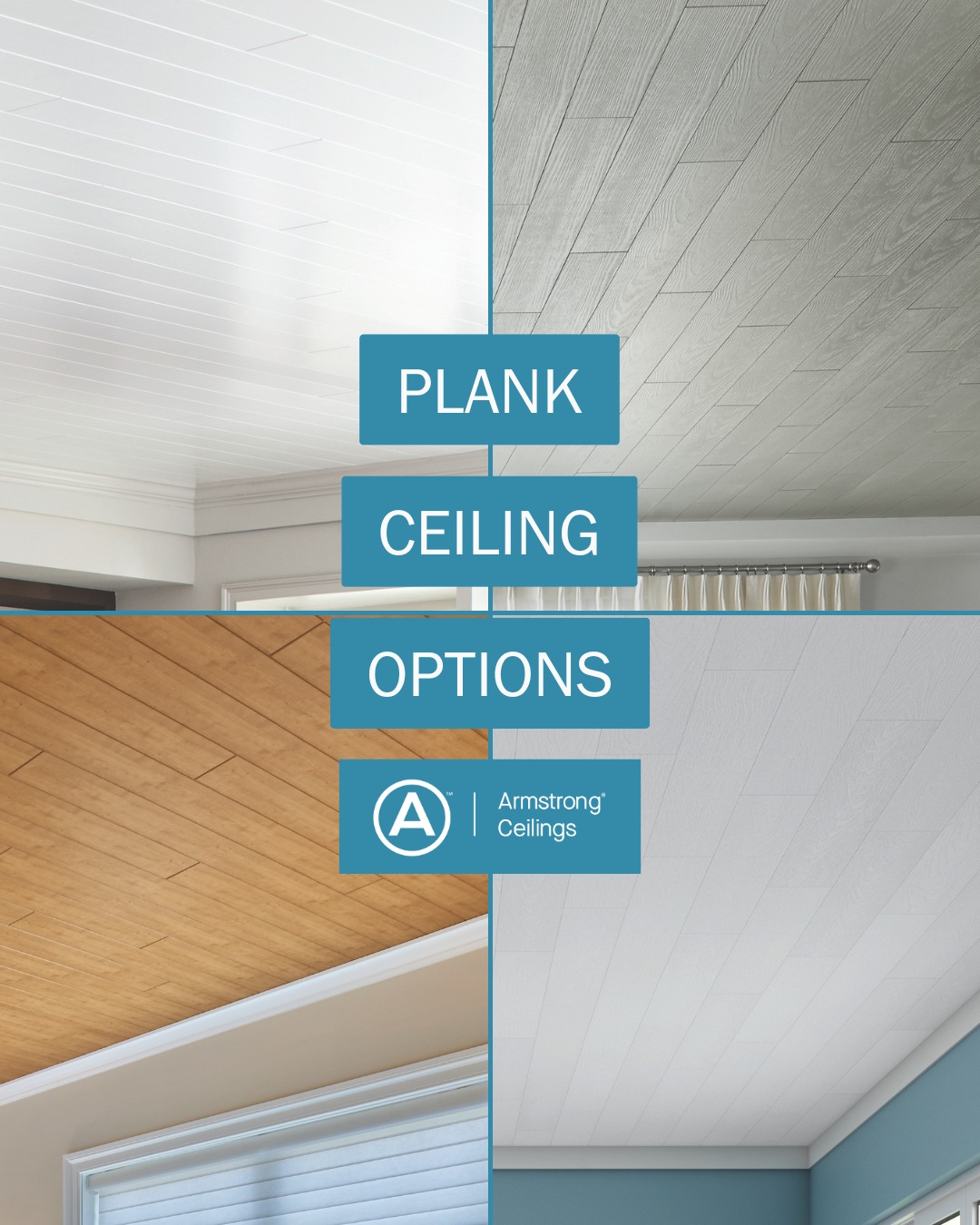 Armstrong - Plank ceilings add depth, warmth, and character to any room ...