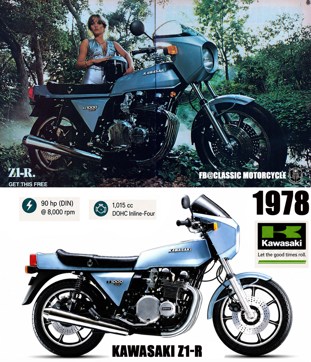 🏍️ **1978 Kawasaki Z1-R – The Motorcycle That Redefined the