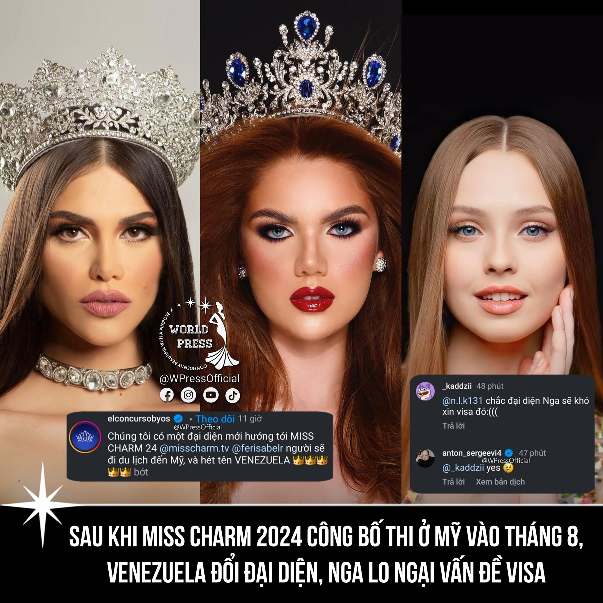 World - MISS CHARM 2024 *English caption below* Sau khi Hoa Hậu Sắc Đẹp ...