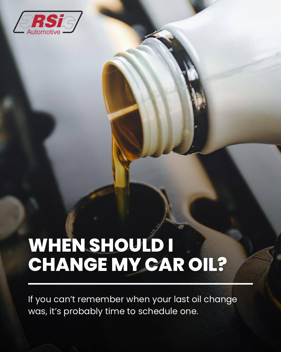 🚗 When was your last oil change? If you can't remember the last