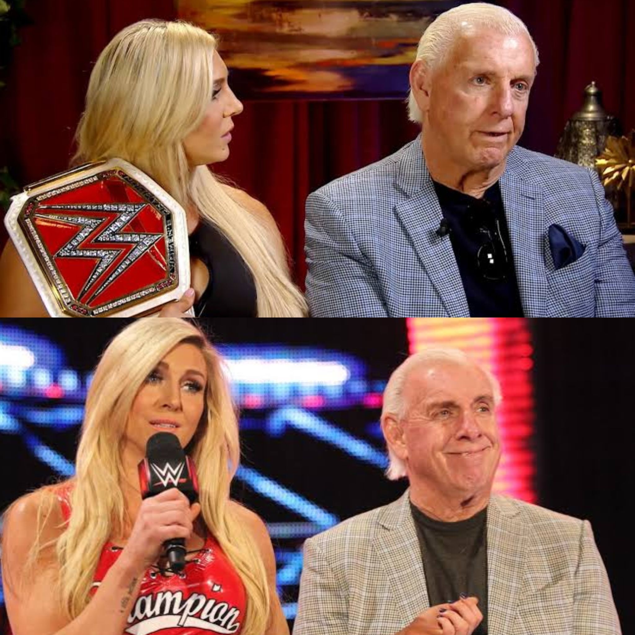Ric Flair says Charlotte Flair is never satisfied with her
