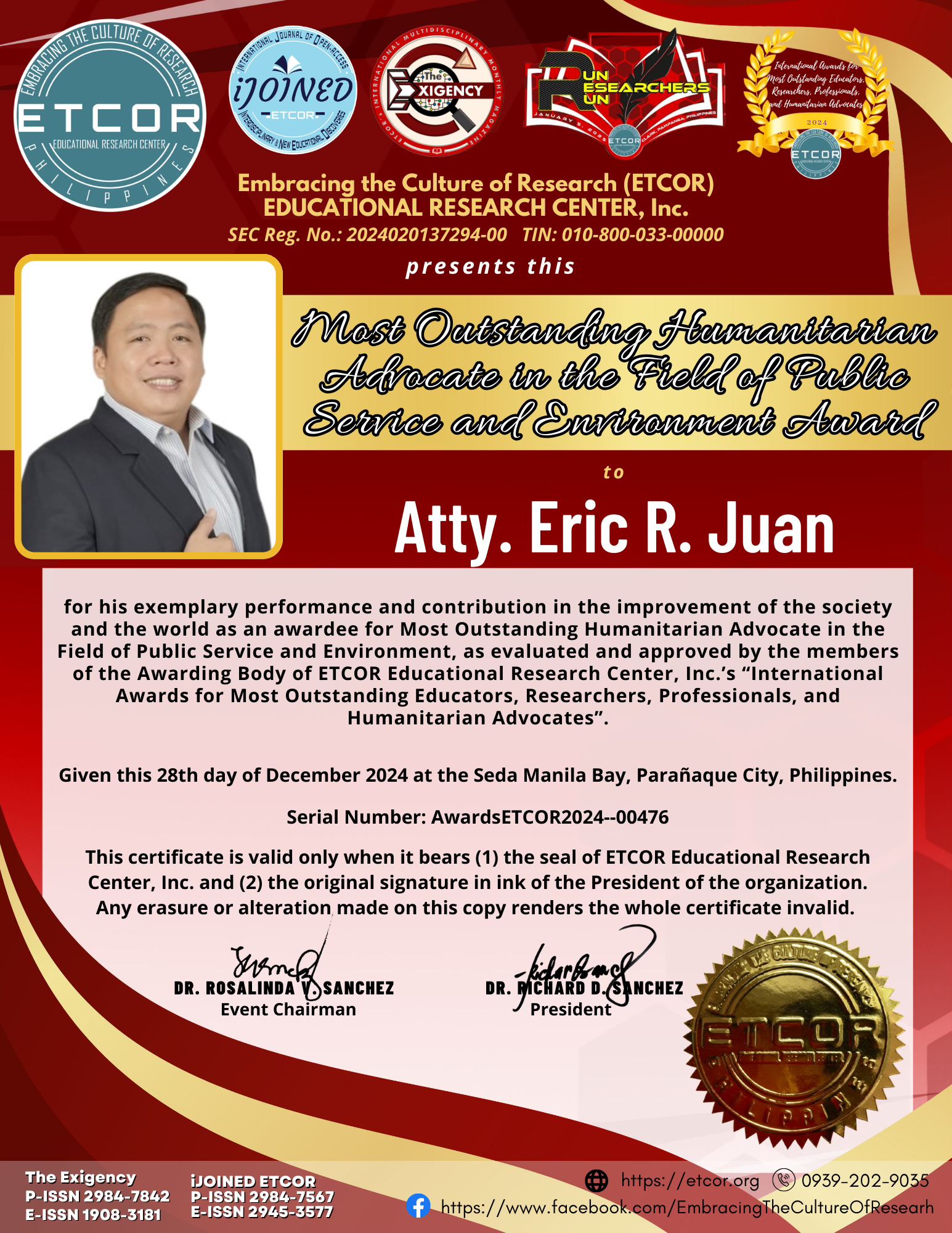 Jupiter Galolo - Congratulations kap. ATTY. ERIC JUAN.....