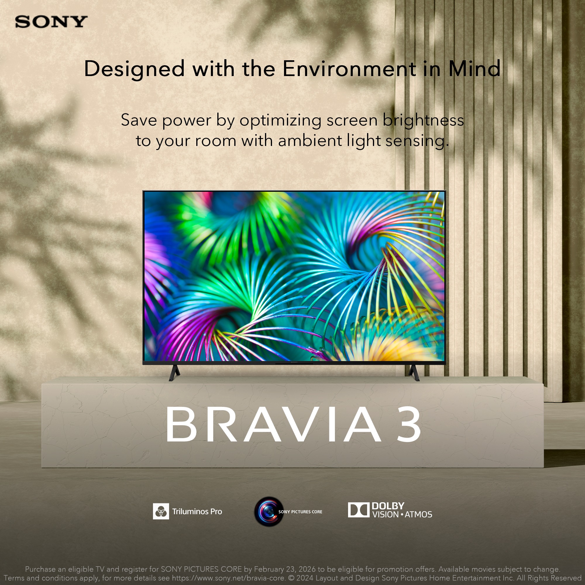 Sony Philippines - Experience stunning visuals with BRAVIA 3, now ...