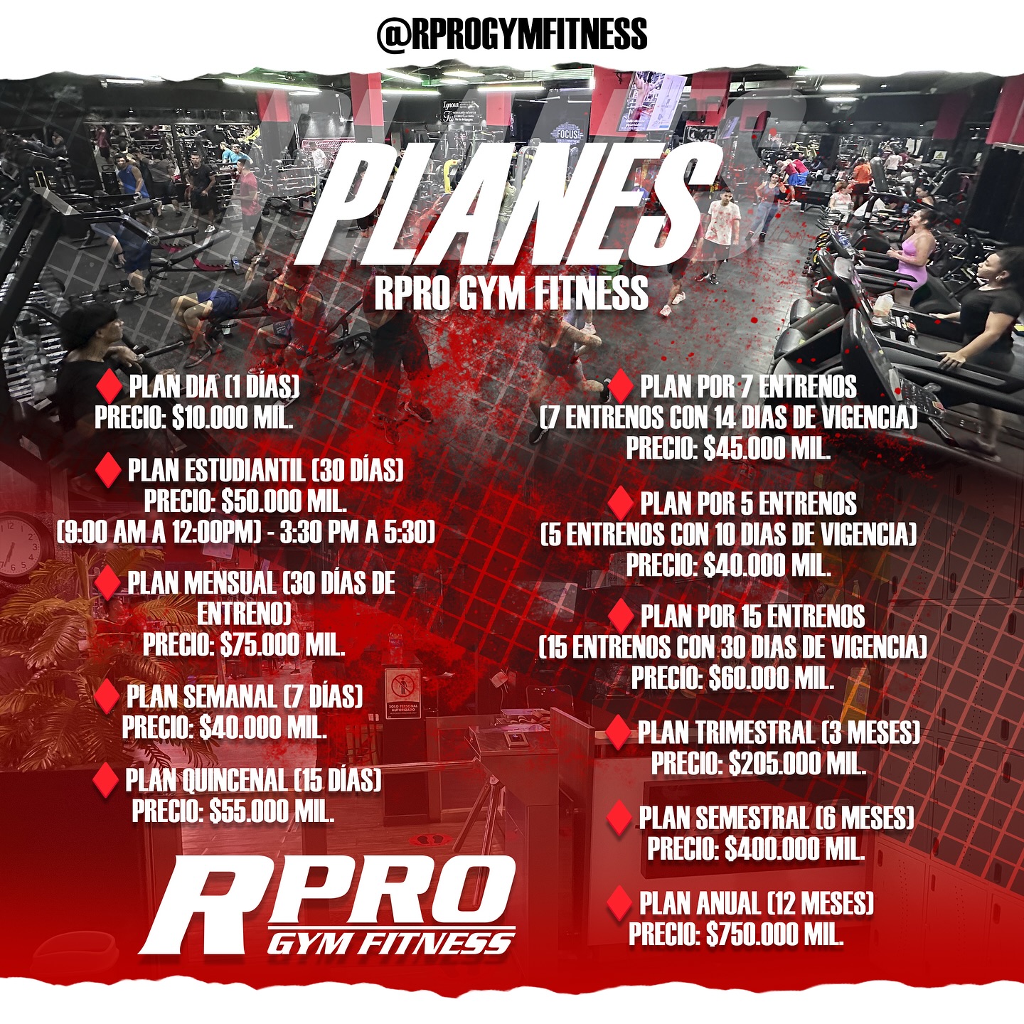 RPRO - ‼️No hay límites‼️ ♦️Rpro Gym Fitness🏋️ ♦️Planes 2025📋 ‼ ...