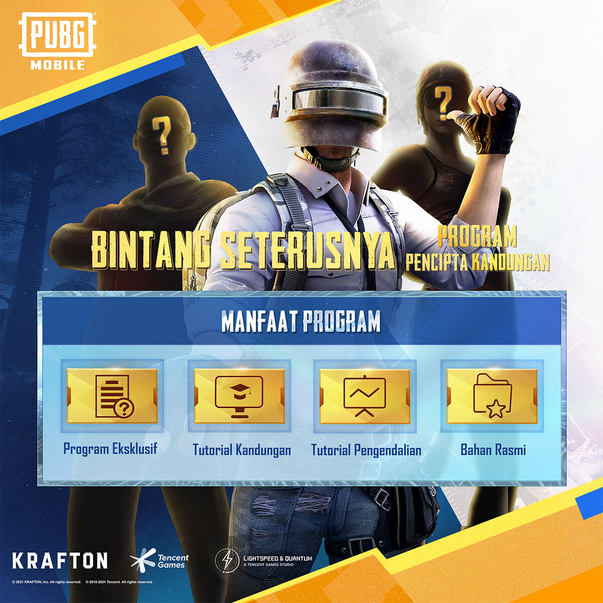 PUBG MOBILE - PUBG MOBILE Bintang Seterusnya Program Pencipta Kandungan ...